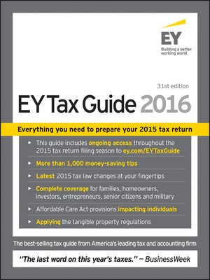 cover image of EY Tax Guide 2016
